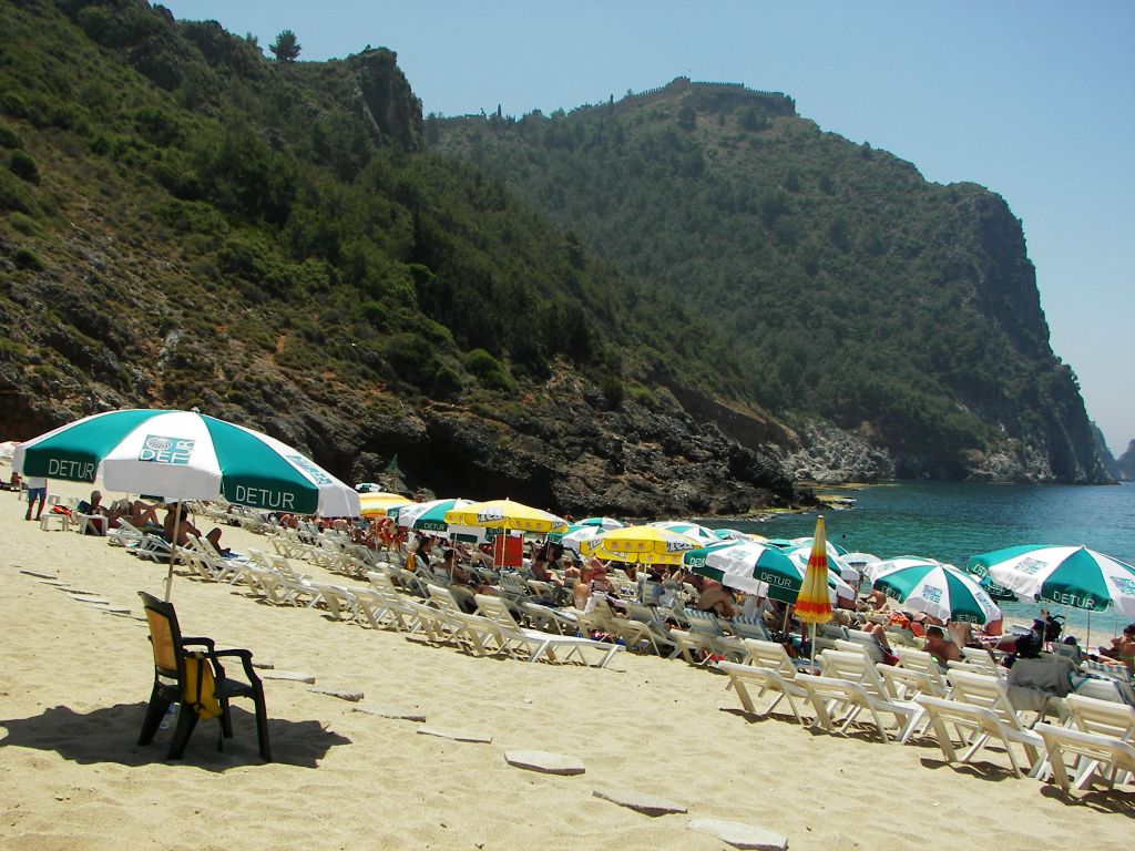 Alanya, a famous Cleopatra's beach